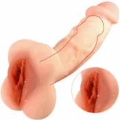 NO07-Silicone Dual-Use Dial Penis
